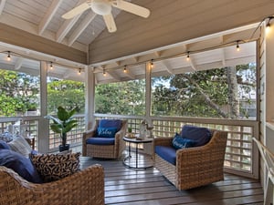 Relax on the Private Screened Balcony