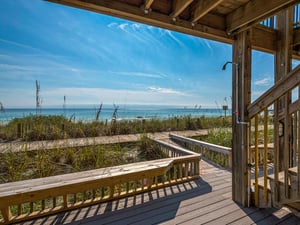 Deck and Beach Access