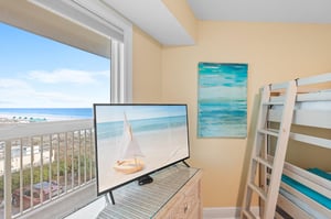 View of the Beach from Guest Bedroom