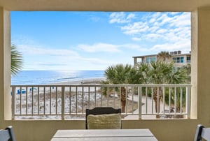 Beach View from Private Balcony