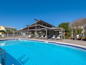 North side complex pool area