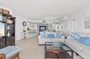 Living Area into Dining Room