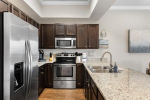 Kitchen with Stainless Steel Appliances