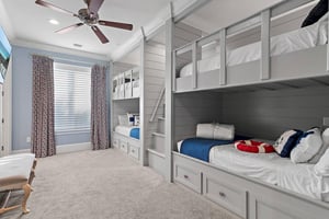 Guest Bedroom 5 with 2 Double over Double Bunk Beds
