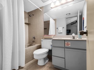 Shower Tub Combo in Loft Bathroom 2