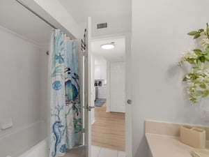 Tub Shower Combo in 1st Guest Bathroom