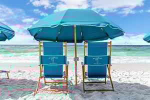 Complimentary Beach Service in season