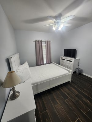 Guest Bedroom 2 with Queen Bed and Flat Screen TV