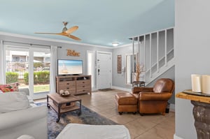 Living Area 1st Floor with Private Patio