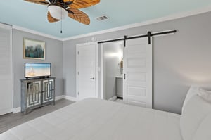 Bedroom 2 2nd Floor with Flat Screen TV