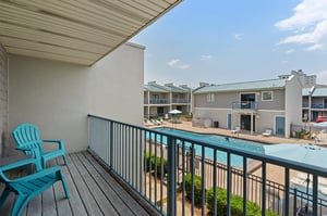 Private Balcony off Bedroom 2