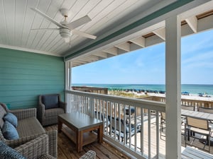 Back patio and deck
