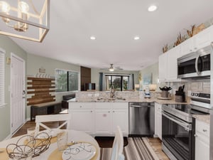 Kitchen and Living Area