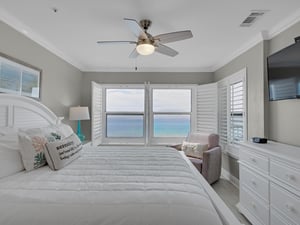 Bedroom 1 With Gulf Views