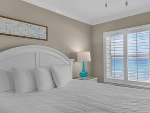 Bedroom 1 with Gulf Views