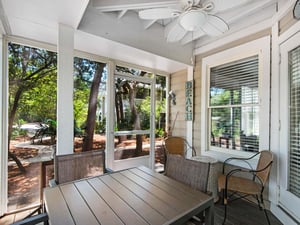 Screened Porch just steps from Cottage Pool