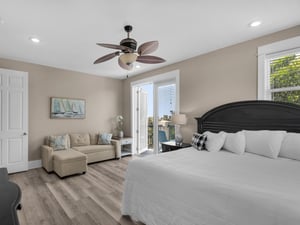 3rd Floor Bedroom 4 with King and Sleeper Sofa