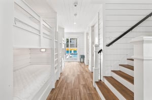 Foyer and Bunk Area out to Pool