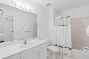 Bathroom 2 with Tub Shower Combo
