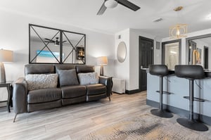 Living and Kitchen Areas on Beach Level