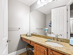 Half Bath off Living Area