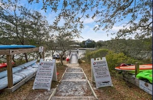 Seasonal Water Taxi and Kayak Area  kayaks are on 1st come 1st serve basis