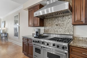 Kitchen with Gas Stove