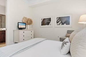 Bedroom 2 with Queen Bed and Flat Screen TV