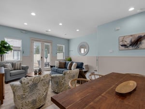 Living Room provides plenty of Seating