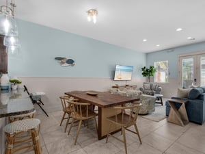 Main House Dining and Living Areas