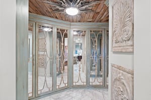 Elegant Closets in Bedroom 1