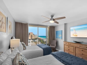 Guest Bedroom with Flat Screen TV