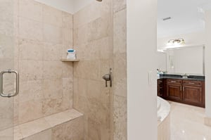 Walk In Shower in Bathroom 1