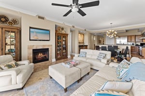 Living Area with Flat Screen TV