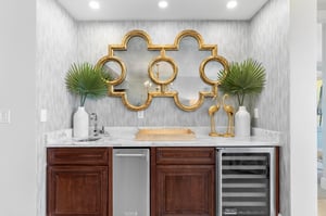 Wet Bar on 1st Floor off Dining Area