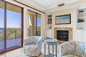 Living Area with Flat Screen TV