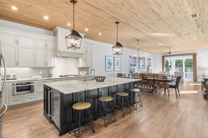 Large Island and Kitchen Open Living