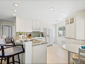 Dining and kitchen area