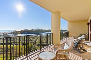 Private Balcony off Living Area and Bedroom 2