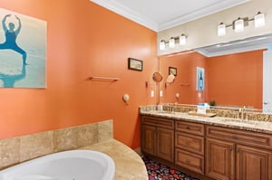 Bathroom 2 on 1st Floor with Doube Vanity