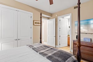 Bedroom 3 with Queen Bed and Flat Screen TV