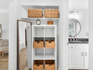 Walk Through Closet in Primary