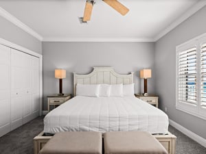 Bedroom 1 with King located on 2nd Floor