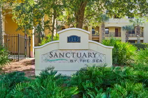 2191224 A Sign In A Garden