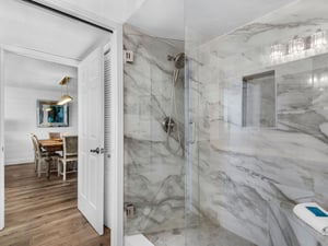 WalkIn Shower in Bathroom 1