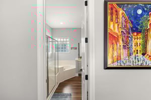 Step into the spalike EnSuite featuring a soaking tub and Walk In shower, perfect for unwinding after exploring.