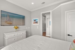 Bedroom 2 with Mounted TV