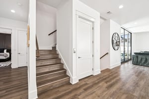 Entry into the Main living Area on the 2nd floor and access to the 3rd floor