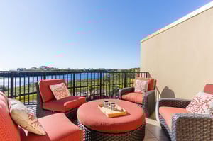 Seating on 2nd Floor Private Balcony