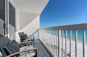 Relax on your private balcony with stunning Gulf views